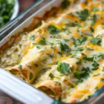 Easy Green Chicken Enchiladas