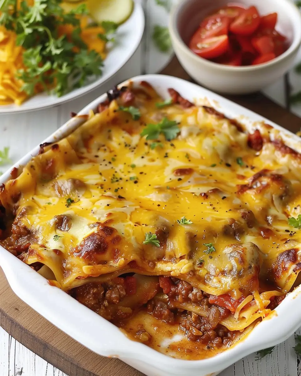 Make-Ahead Cheeseburger Lasagna: A Juicy Family Favorite
