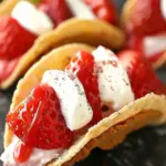 Strawberry Cheesecake Tacos
