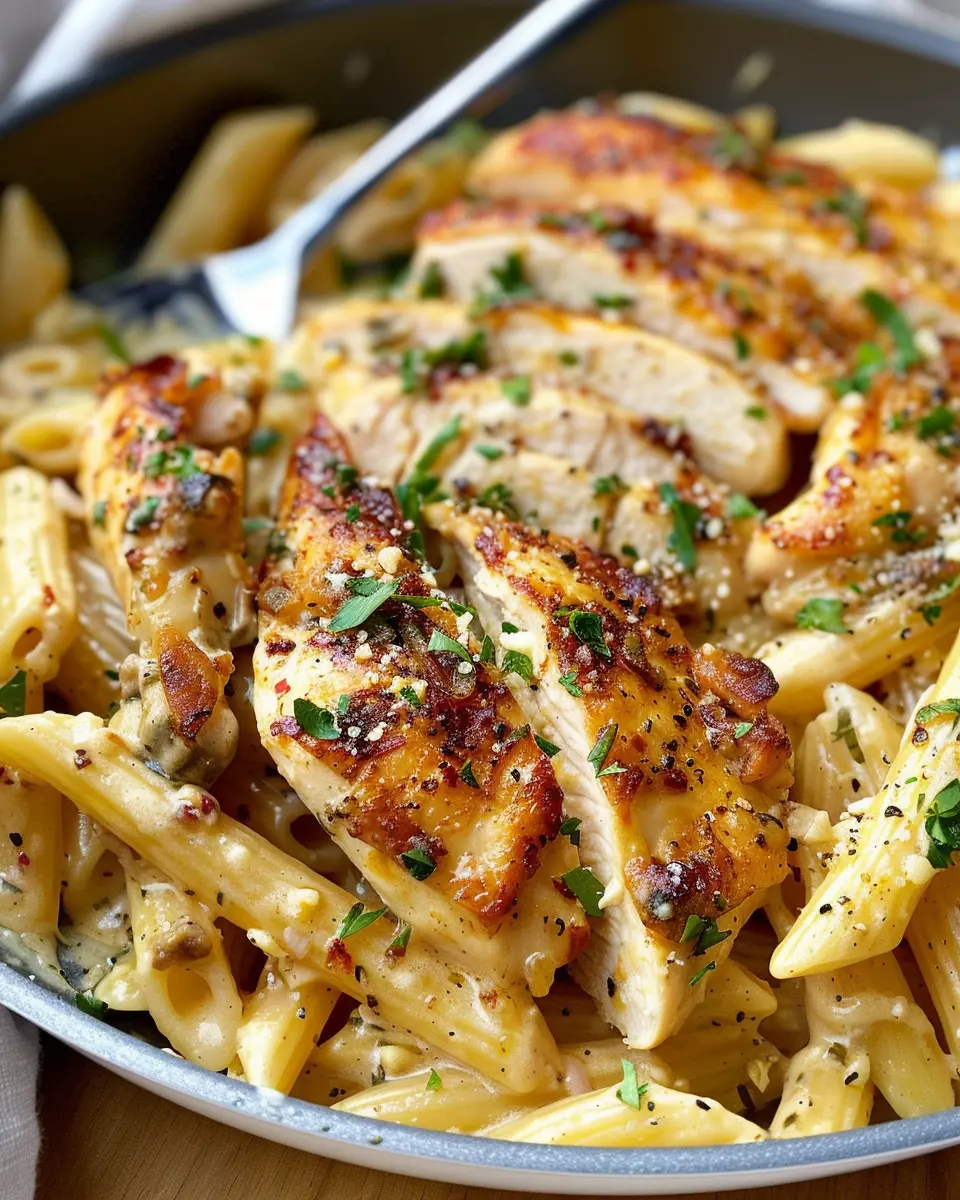 Garlic Parmesan Chicken and Pasta: Easy One-Pan Delight for All