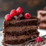 Dark Chocolate Mousse Cake