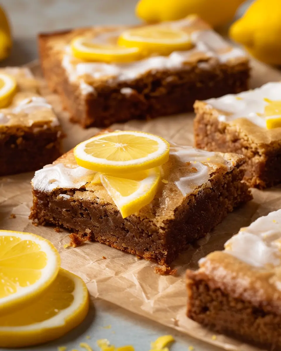 Lemon Brownies: The Easy, Zesty Treat You’ll Love to Bake