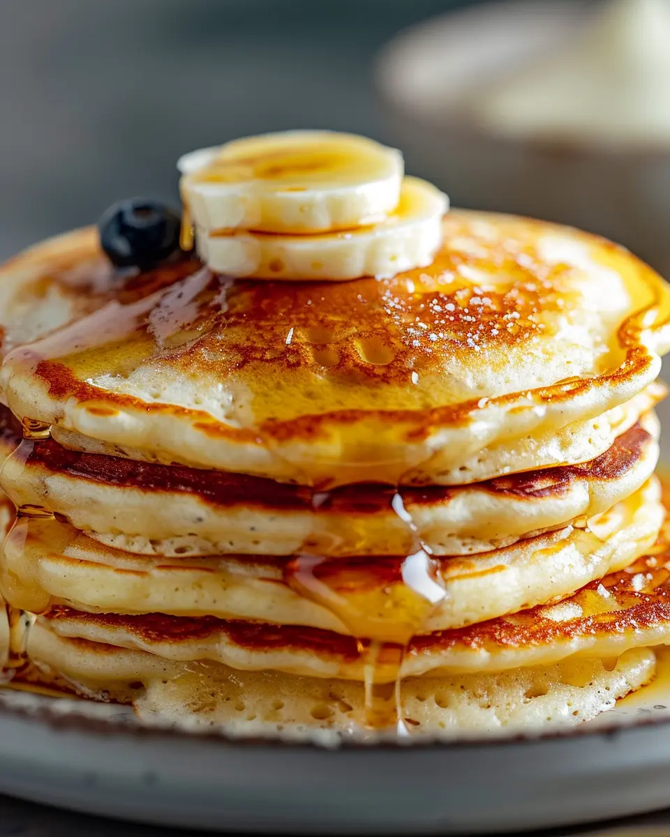 Fluffy Homemade Pancakes From Scratch