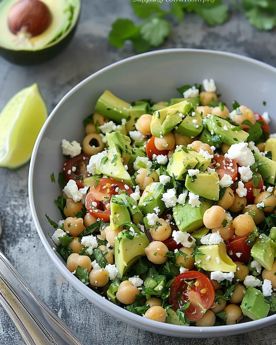 Chickpea Avocado Feta Salad: A Refreshing Twist for Any Meal