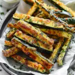 Baked Zucchini Fries (gluten-free, low-carb)