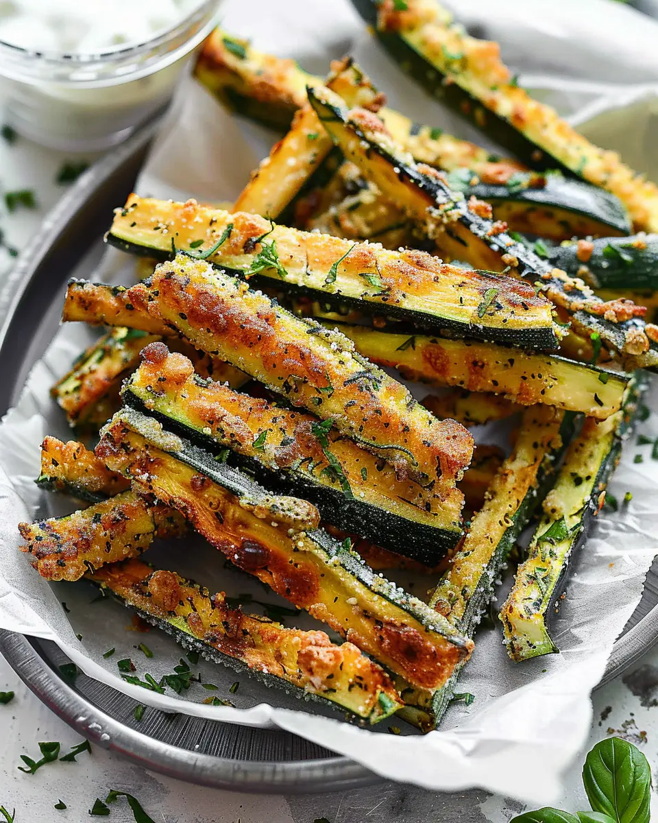 Baked Zucchini Fries: Crispy, Gluten-Free, Low-Carb Delight