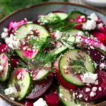 Beet Salad with Feta, Cucumbers, and Dill