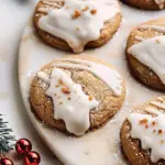 Soft Gingerbread Cookies with Maple Glaze