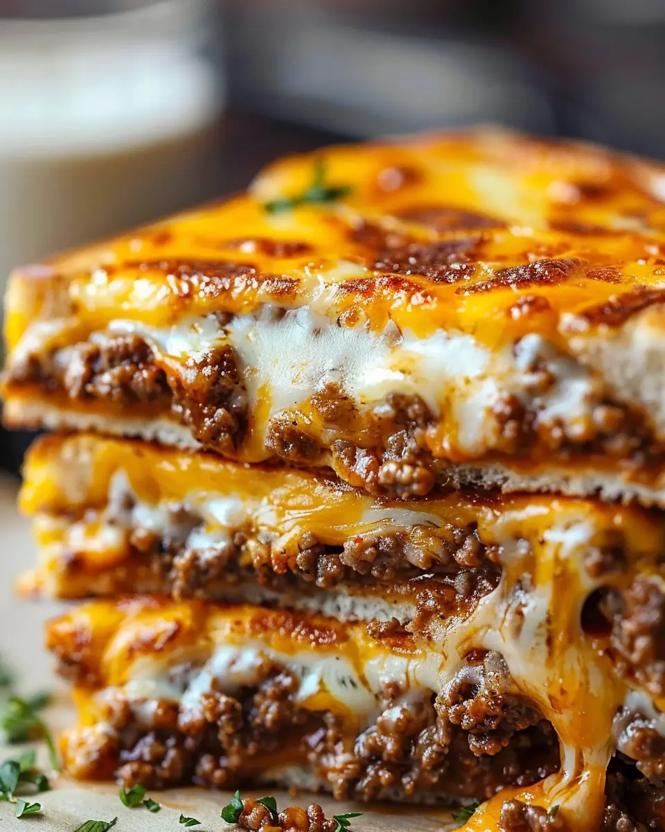 20-Minute Cheesy Ground Beef Melt Your Family Will Love