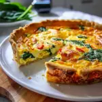 Cottage Cheese Spinach Quiche