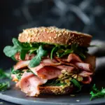 Ham Sandwich with Whole Seed Mustard