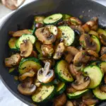 Quick Sautéed Zucchini and Mushrooms