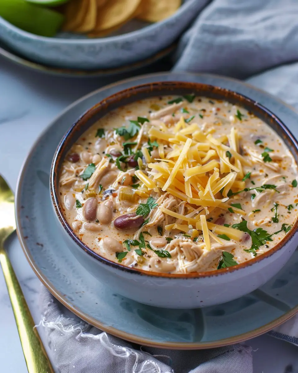 White Chicken Chili Recipe With Cream Cheese: Perfectly Creamy Delight