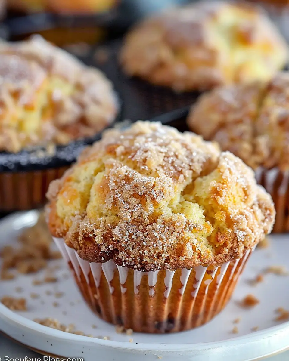 Sour Cream Coffee Cake Muffins