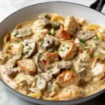 Creamy Chicken Stroganoff