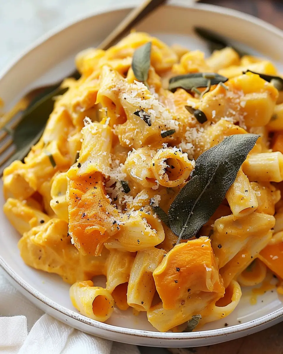 Butternut Squash Pasta with Crispy Sage