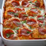 Bubble Up Biscuit Pizza Casserole