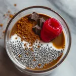High Protein Chocolate Chia Pudding