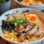 Super Easy Creamy Spicy Chicken Miso Ramen