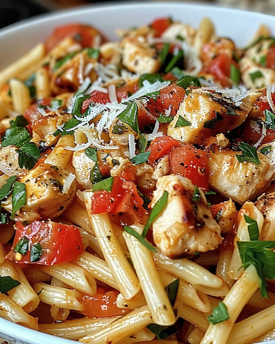 Bruschetta Chicken Pasta: The Easy Juicy Recipe You’ll Love