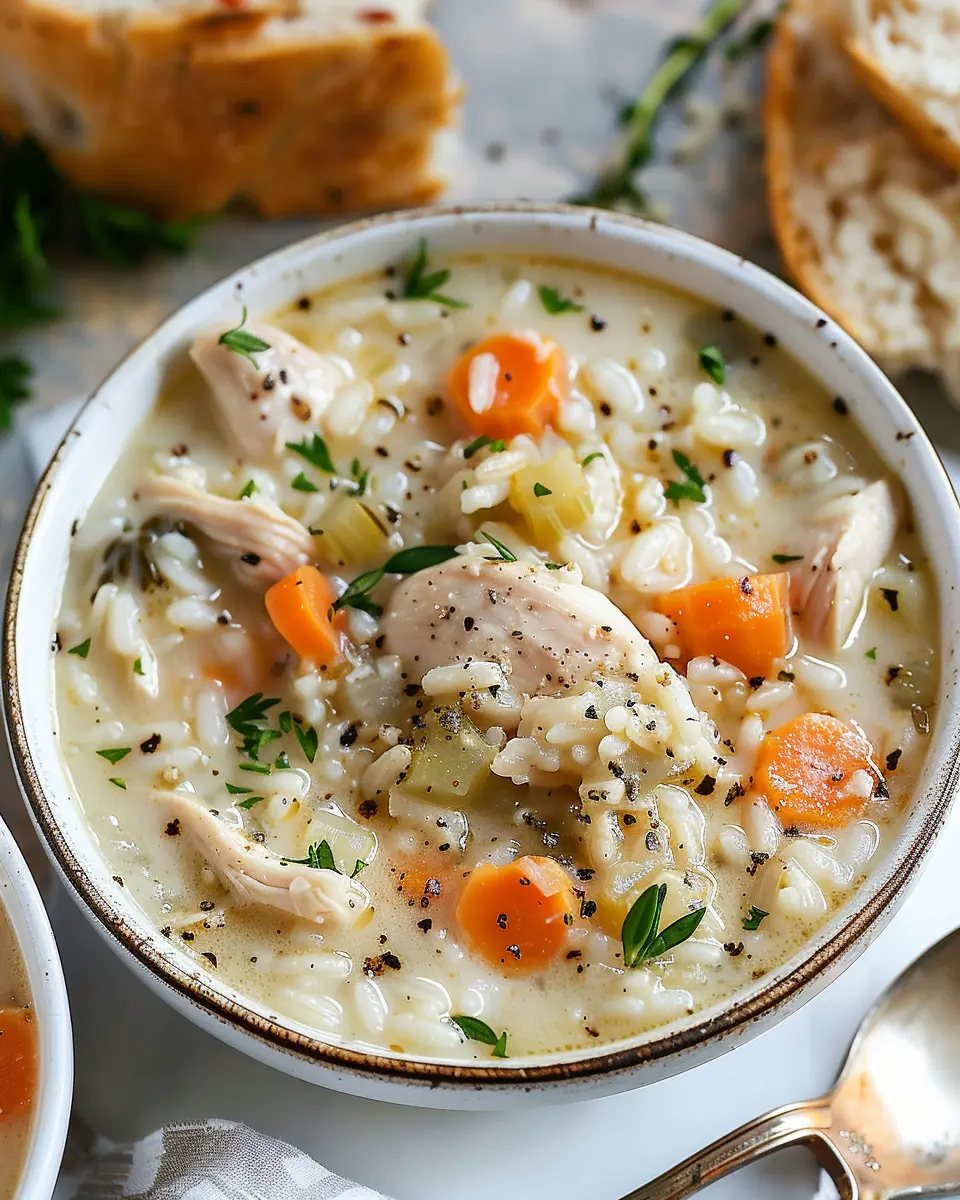 Creamy Chicken and Rice Soup: The Best Comfort Food Dish