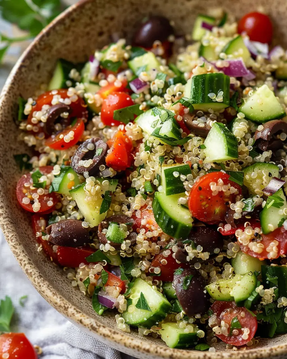 Mediterranean Quinoa Salad