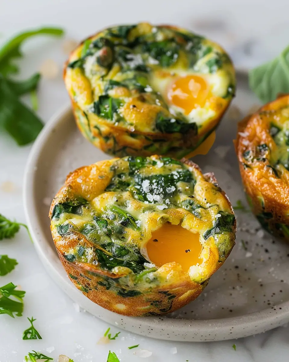 Spinach Egg Muffins: Easy Turkey Bacon Delights for Breakfast