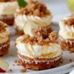 Apple Crisp Mini Cheesecakes