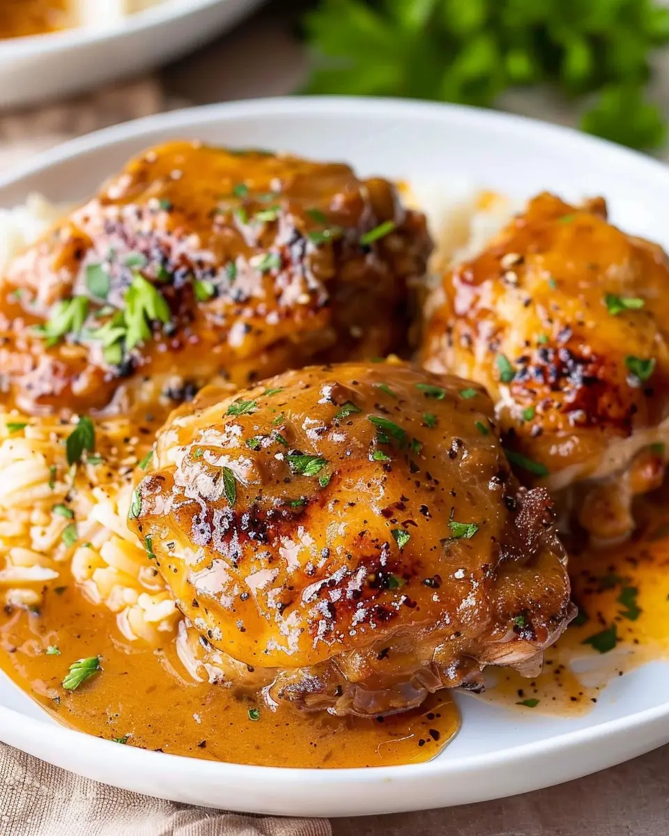 Crock Pot Chicken Thighs and Gravy: Easy Comfort Food Delight