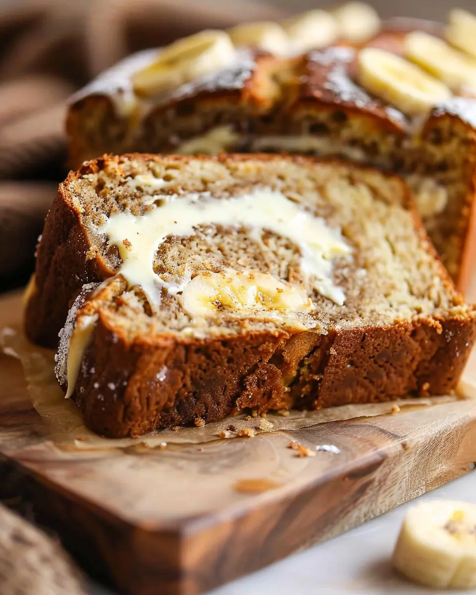 Home-Baked Banana Bread with Cream Cheese Filling: The Best Recipe