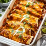 Easy Ground Beef Enchiladas
