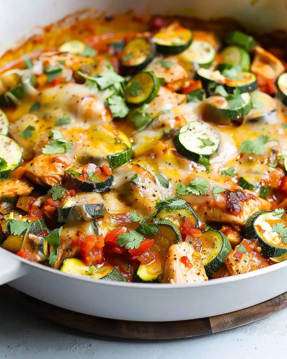 Tex Mex Chicken and Zucchini Recipe: Easy and Flavorful Twist