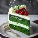 Green Velvet Cheesecake Cake