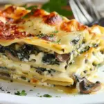 Creamy Spinach Mushroom Lasagna
