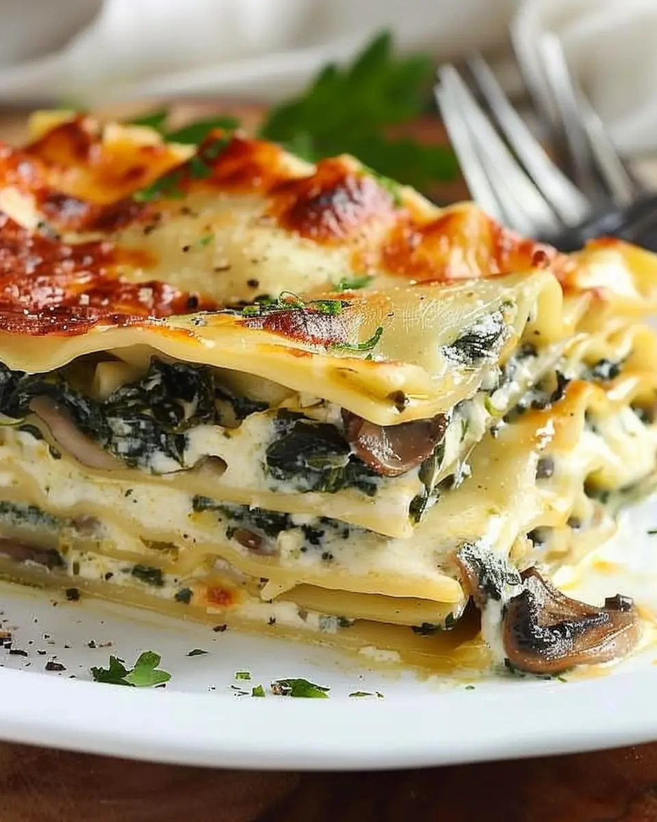 Creamy Spinach Mushroom Lasagna: The Best Homemade Comfort Dish