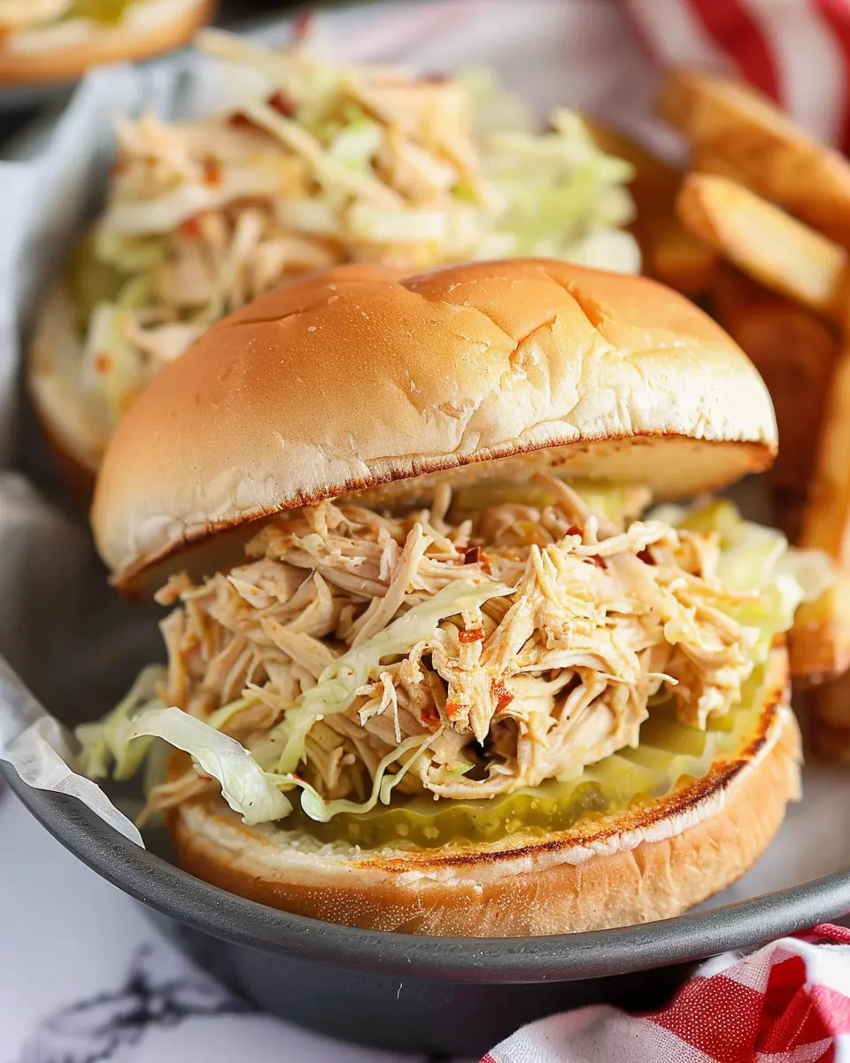 Ohio Shredded Chicken Sandwiches: Easy and Juicy Family Favorite