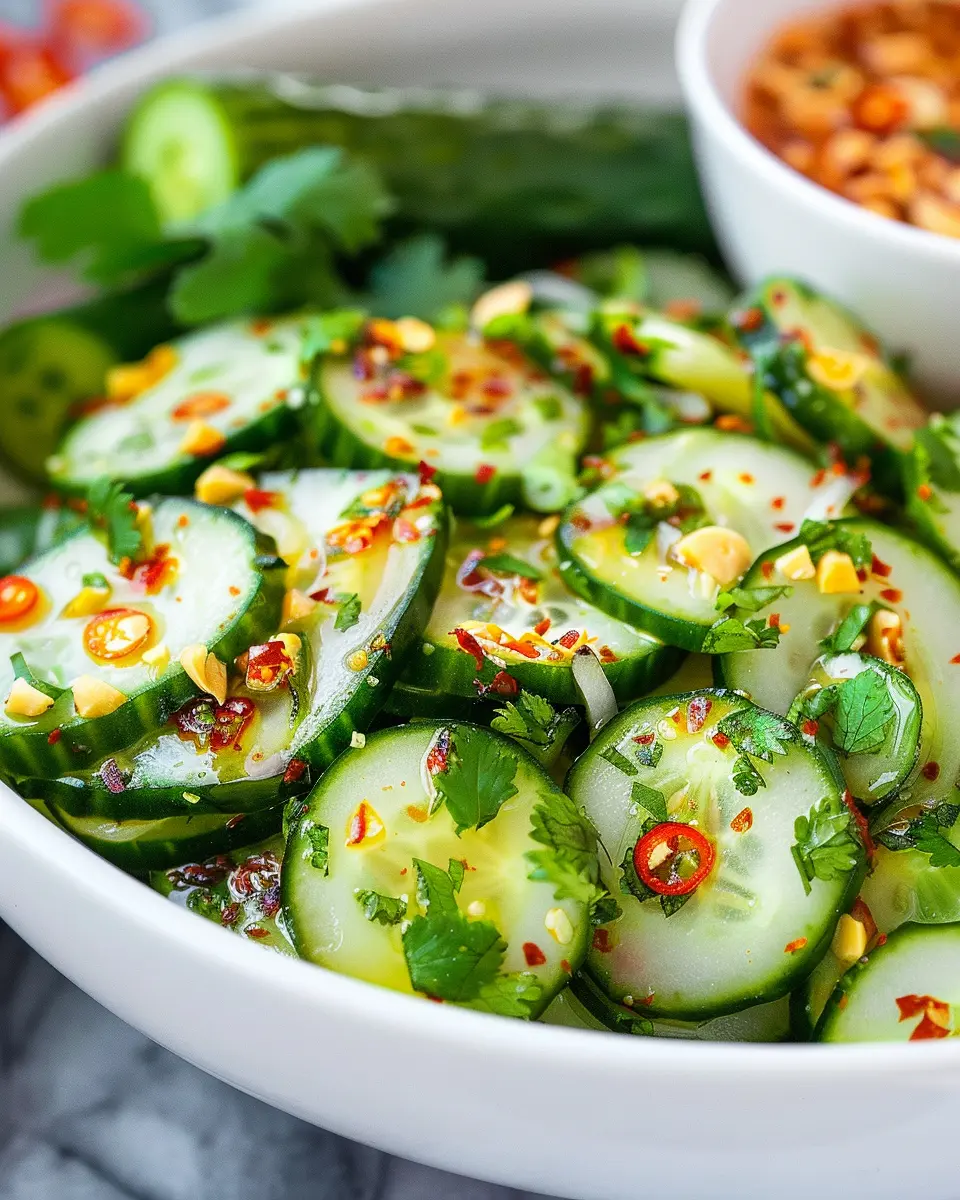 Thai Cucumber Salad: Refreshing and Easy Recipe for Food Lovers