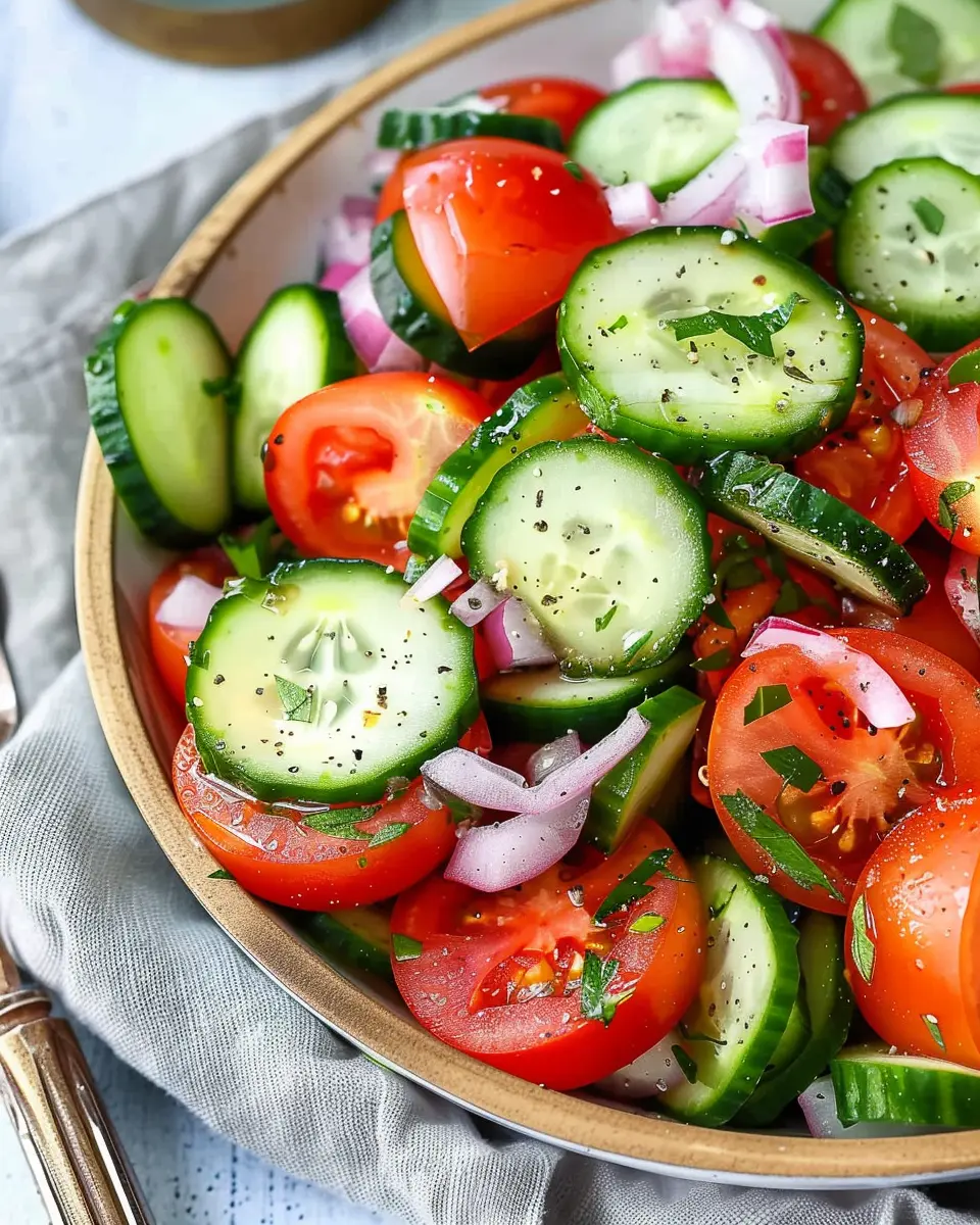 Cucumber Tomato Salad