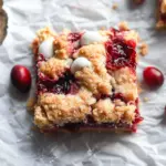 Cranberry Crumble Bars