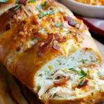 Chicken Bacon Ranch Stuffed Bread
