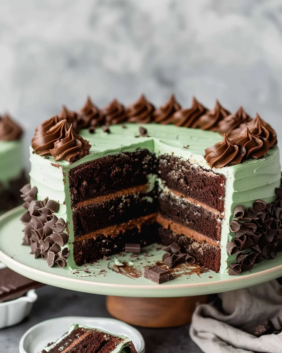 Andes Chocolate Mint Cake