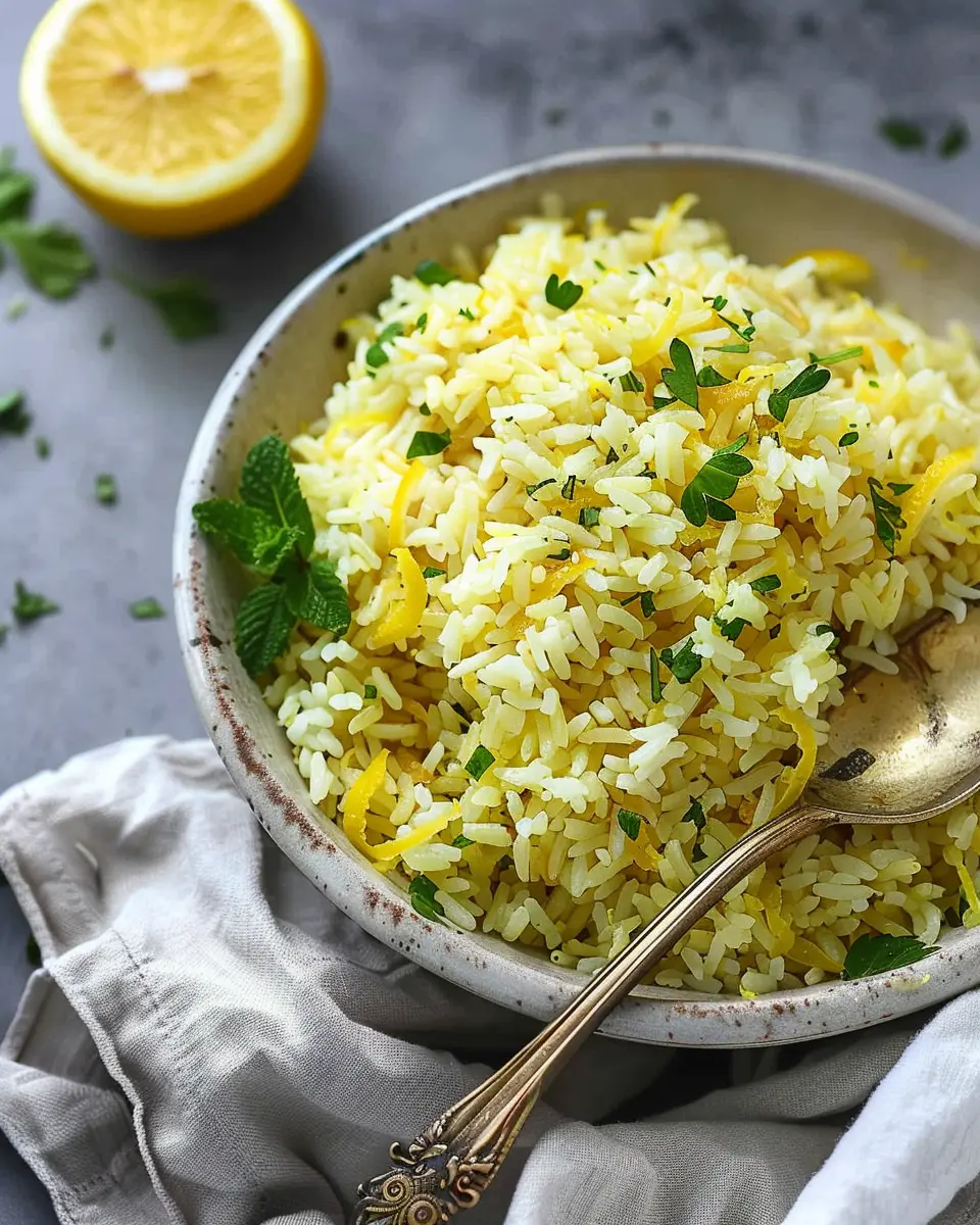 Greek Lemon Rice