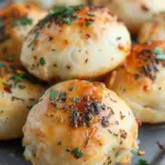 Chilli Stuffed Garlic Dough Balls