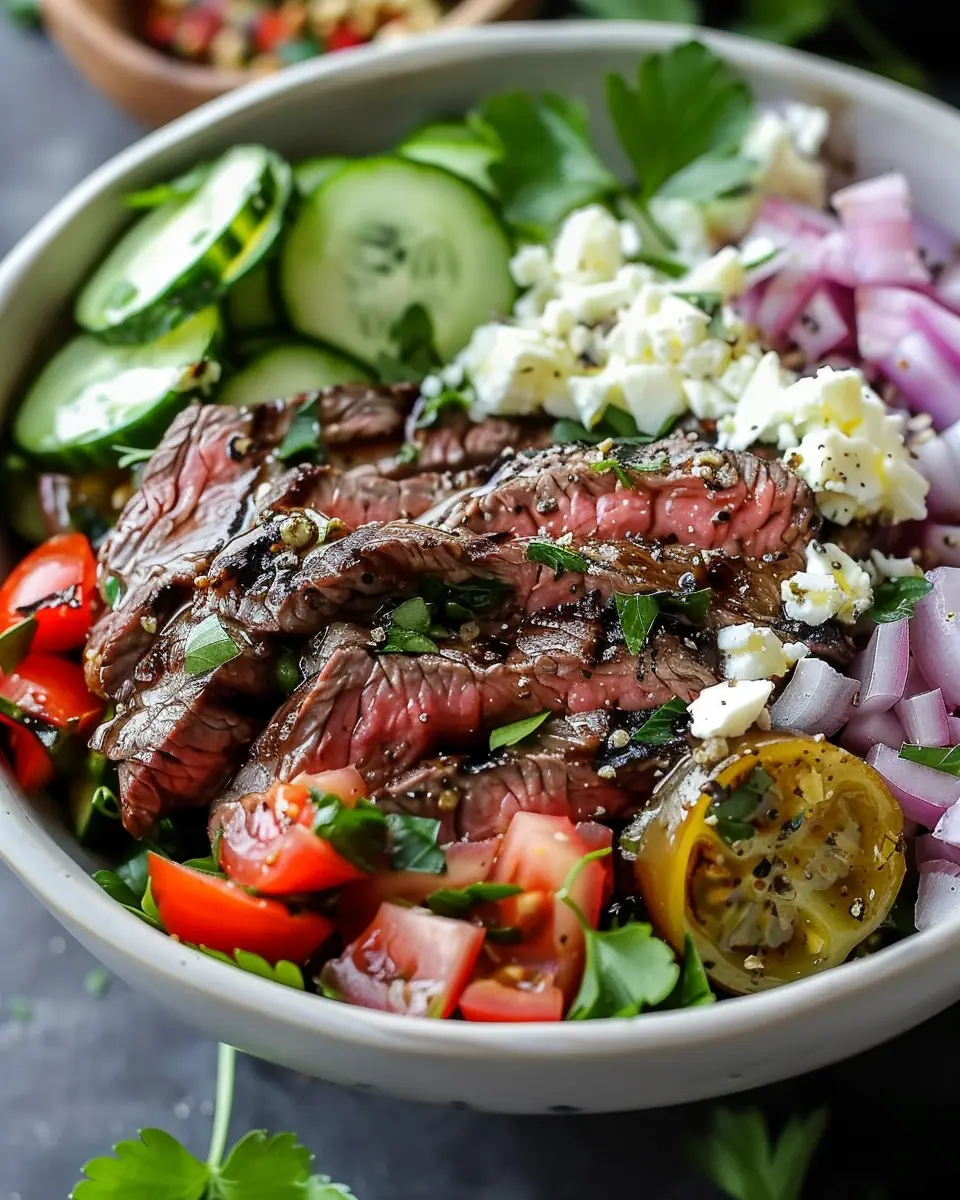 Steak Bowl Recipe: Indulge in a Mediterranean Diet Delight