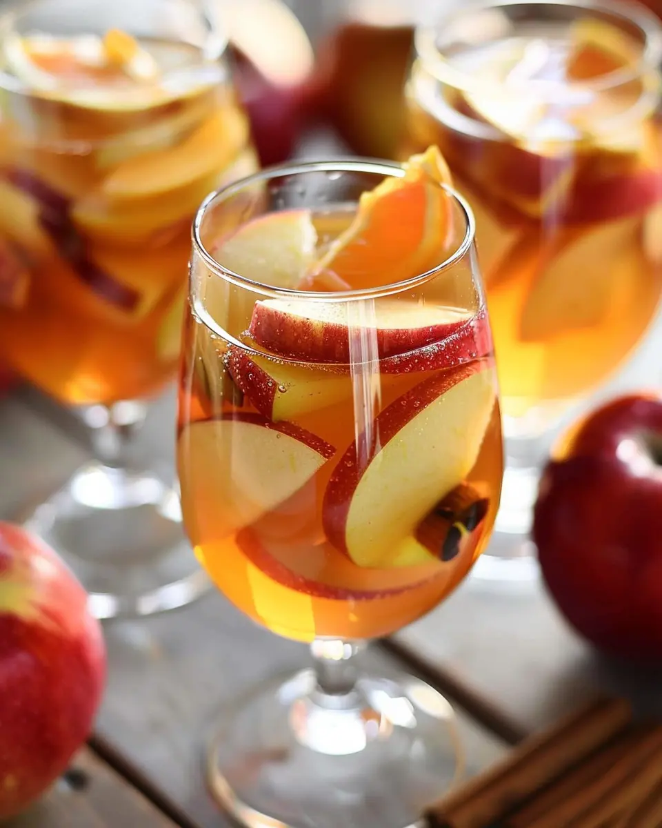 Apple Cider Sangria: Refreshing Twist for Fall Gatherings