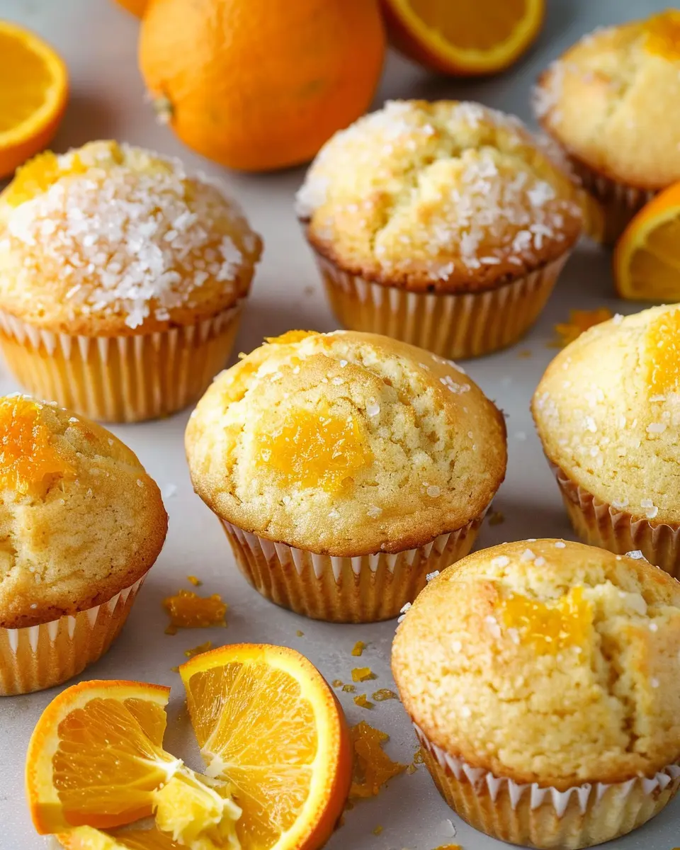 Orange muffins that brighten your day with zesty goodness