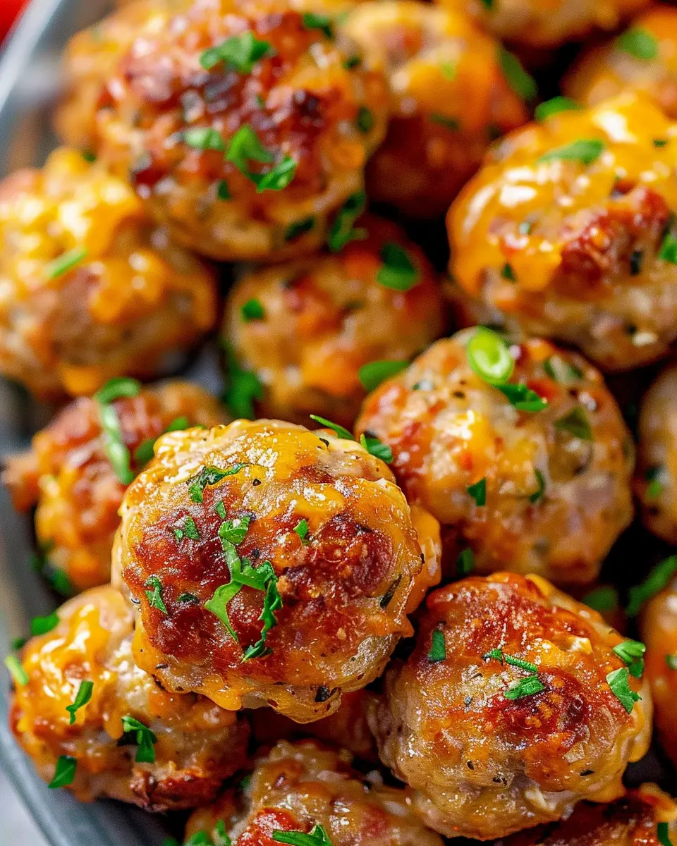 Cream Cheese Sausage Balls: Easy Beef &amp; Turkey Bacon Treats