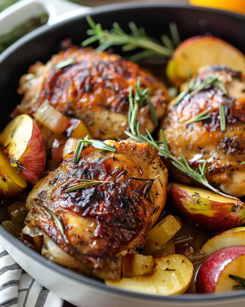 Rosemary Apple Cider Chicken: A Juicy Twist for Dinner