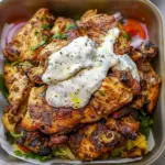Chicken Shawarma with Garlic White Sauce