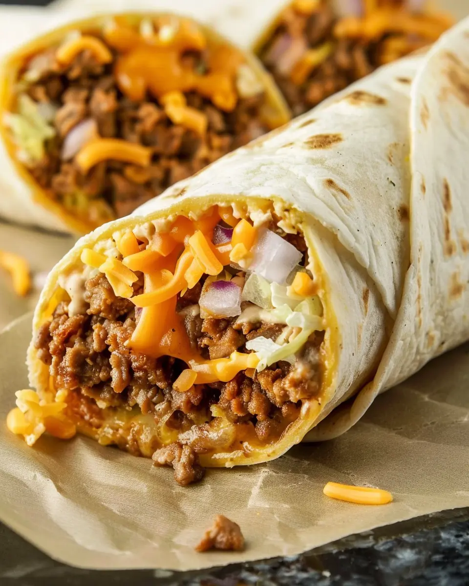 Taco Bell Beefy Melt Burrito: Easy Recipe with Turkey Bacon Twist